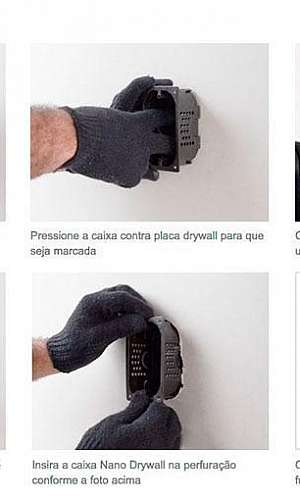 Caixa elétrica para gesso Caixa elétrica para gesso